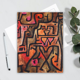 Bosheks, Paul Klee Abstracte kunst Briefkaart