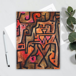 Bosheks, Paul Klee Abstracte kunst Briefkaart