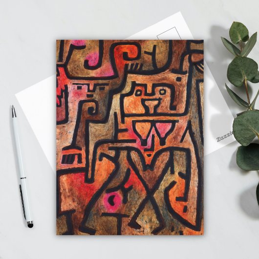 Bosheks, Paul Klee Abstracte kunst Briefkaart