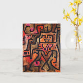 Bosheks, Paul Klee Abstracte kunst Kaart (Gele Bloem)