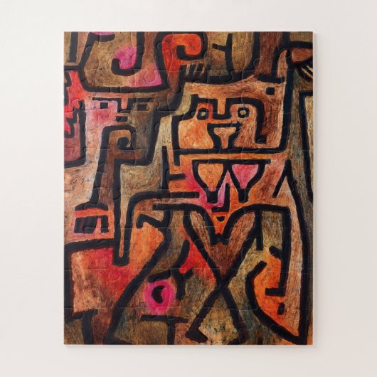 Bosheks, Paul Klee Abstracte kunst Legpuzzel (Verticaal)