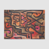 Bosheks, Paul Klee Abstracte kunst Tissuepapier (Voorkant)
