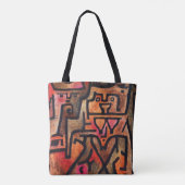 Bosheks, Paul Klee Abstracte kunst Tote Bag (Achterkant)
