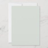 Bosherfst Aquarel Paddenstoel Bruiloft Kaart (Achterkant)