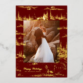 Bosherinneringen Folie Feestdagenkaart (Voorkant)