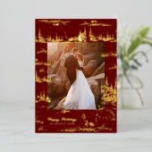 Bosherinneringen Folie Feestdagenkaart (Staand Voorkant)