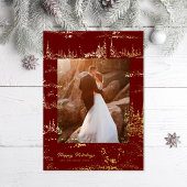 Bosherinneringen Folie Feestdagenkaart