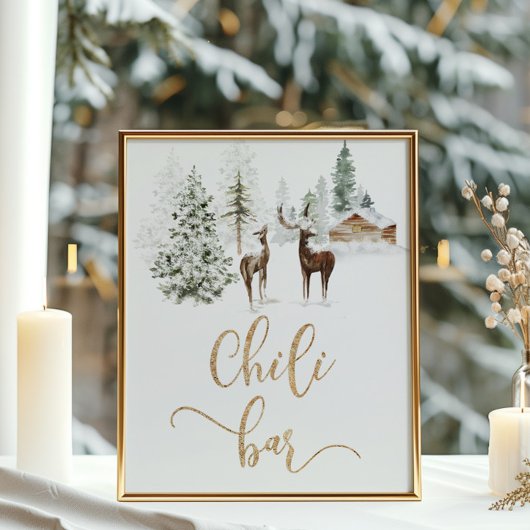 Boshert Chili bar Poster