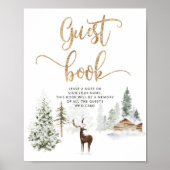 Boshert Guest Book Sign Poster (Voorkant)