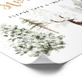 Bosherten Babies zijn zoet Poster (Hoek)