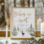 Bosherten Babies zijn zoet Poster