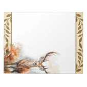 bosherten bosdieren Natuur thema Notitieblok (Voorkant)