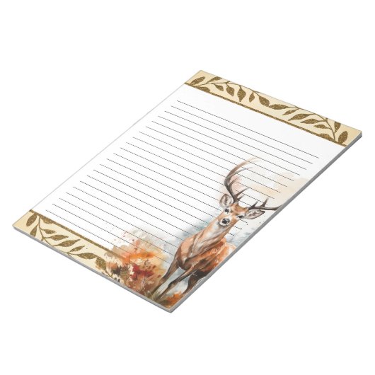 bosherten bosdieren Natuur thema Notitieblok (Schuin)