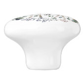 Bosherten Buck botanische Waterverf Keramische Knop (Zijkant)