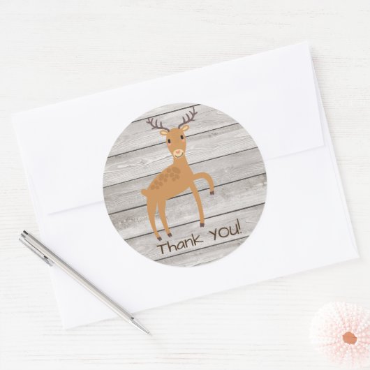 Bosherten dank u Sticker (Envelop)