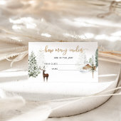 Bosherten raden hoeveel snoepjes kaart