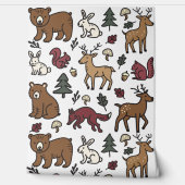 boshoedeldieren behang (Afrollen)