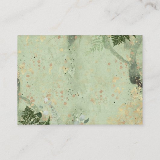 Boshoorndier Greenery Forest Diaper raffle Informatiekaartje (Achterkant)