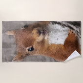 Boshoortjes, eekhoornkwekerij strandlaken (Voorkant)