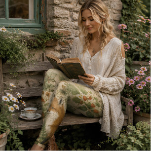 Boshuis Cottagecore Vos Wilde Aardbei Botanisch Leggings