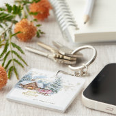 Boshuis slee sleutelhanger (Voorkant Rechts)