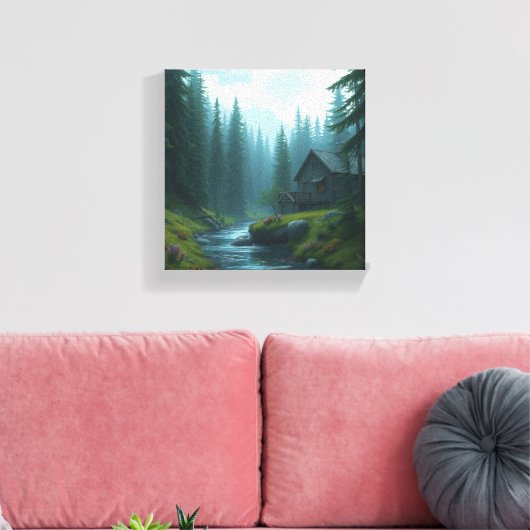 BOSHUT CANVAS AFDRUK (Insitu (Woonkamer))