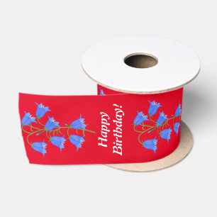 Boshyacintbloemen Rode Lint