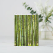 Bosje bamboebomen in bos, Arashiyama Briefkaart (Staand voorkant)