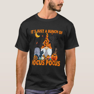 Bosje hocus pocus pompoen kabouter vleermuizen eng t-shirt