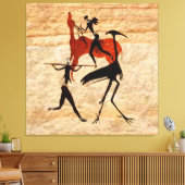 Bosjesmannen Canvas Afdruk (Insitu (Woonkamer))