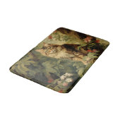 Boskat in weelderig gebladerte badmat (Gekanteld)