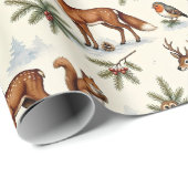 Boskerst Dieren Cadeaupapier (Rol Hoek)