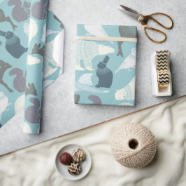 BoskerstBunny Fox Deer Beer Bird Squirrel Cadeaupapier