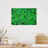 Bosklaver in de lente poster (Keuken)
