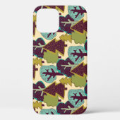 Boskleur Doodle Bomen Illustratie Case-Mate iPhone Case (Achterkant)