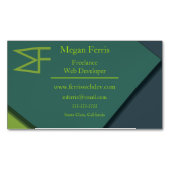 Boskleur Magnetisch Visitekaartje (Voorkant)