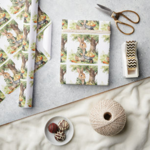 Boskonijn Baby Shower Cadeaupapier