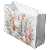 Boskonijn & Friends Baby Shower Cadeautas (Voorkant Gekanteld)