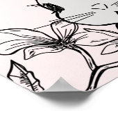 Boskonijn Lente Baby Shower Welkom  Poster (Hoek)