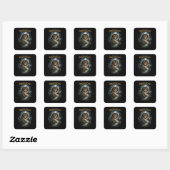 Boskoning Vierkante Sticker (Vel)