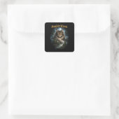 Boskoning Vierkante Sticker (Tas)