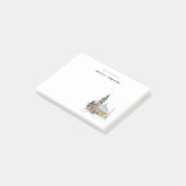 Boskool bossen met dieper gepersonaliseerd post-it® notes (Schuin)