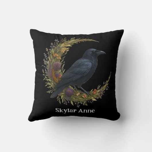 boskroon van de boskraai kussen (Achterkant)