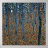 Boskunst Gustav Klimt - Beech Grove Poster (Voorkant)