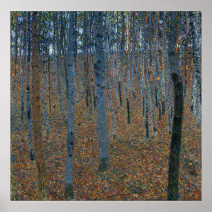 Boskunst Gustav Klimt - Beech Grove Poster