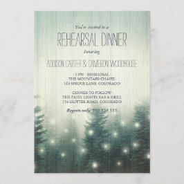 Boslampen | Rustiek repetitie diner Kaart