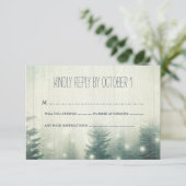 Boslampen | Rustieke bruiloft | RSVP (Staand voorkant)