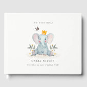 Bosland Baby olifantenolie elke dag van de leeftij Gastenboek (Voorkant)