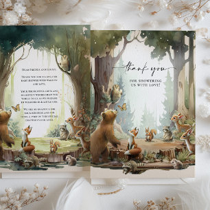 Bosland Bedanktkaart Baby Shower