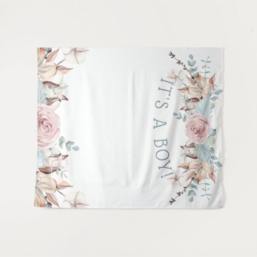 Bosland BOHO Virtuele Shower Achtergrond Wandkleed (Voorkant (horizontaal))